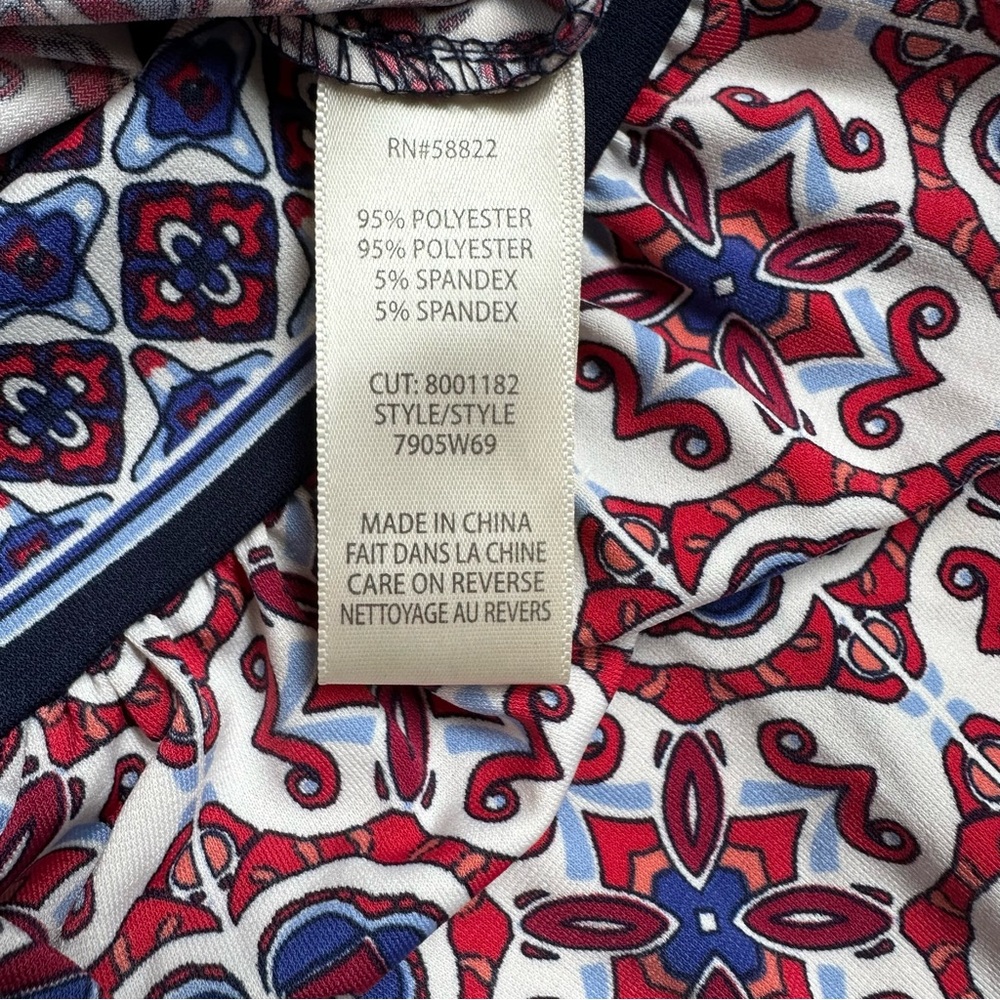 Max Studio | Red White & Blue Short Sundress Sz M - Picture 4 of 4